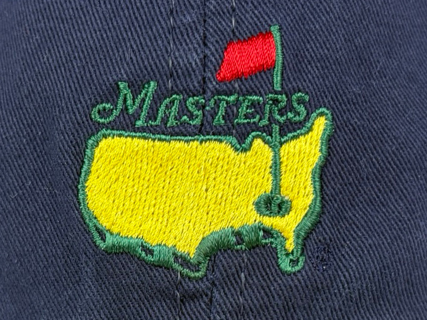 Masters Embroidered Strapback Hat