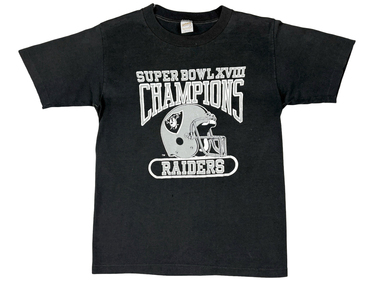 Raiders Super Bowl XVIII Champions T-Shirt