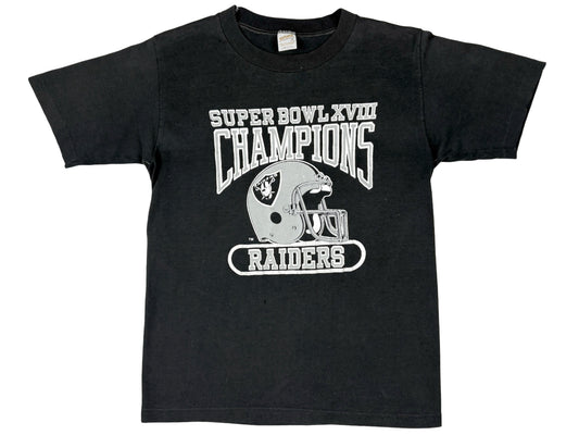 Raiders Super Bowl XVIII Champions T-Shirt
