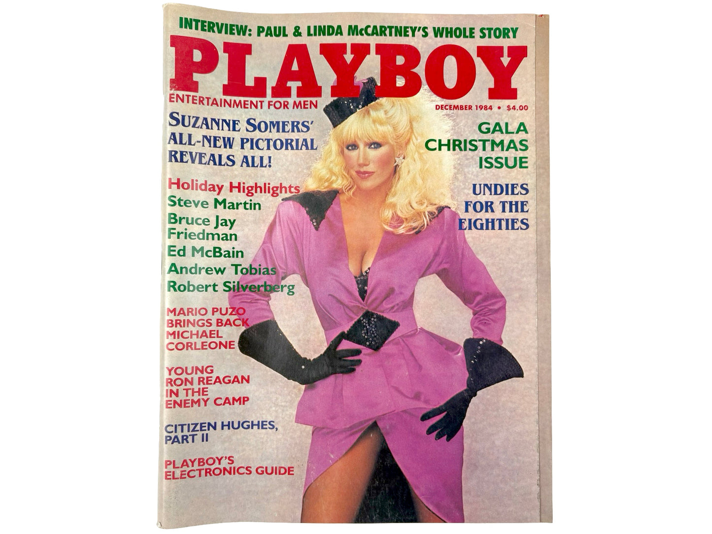 Playboy Magazine December 1984 Suzanne Somers
