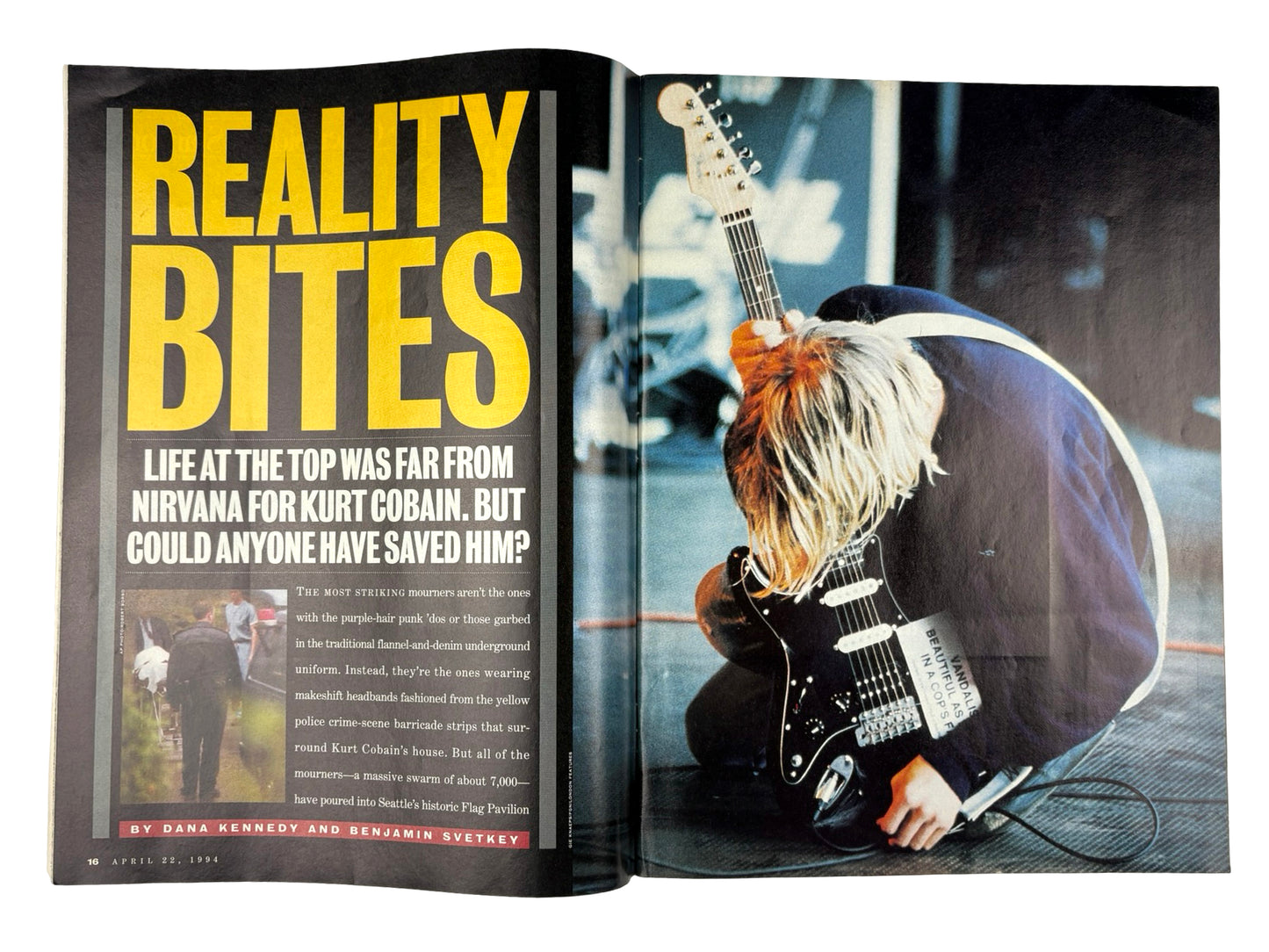 Kurt Cobain Entertainment Weekly April 1994