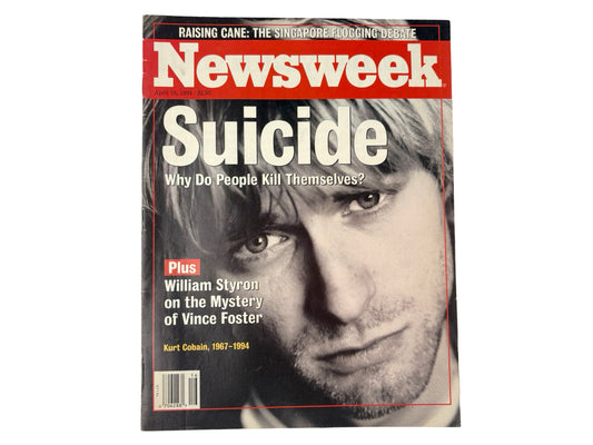 Kurt Cobain Newsweek Magazine April 1994