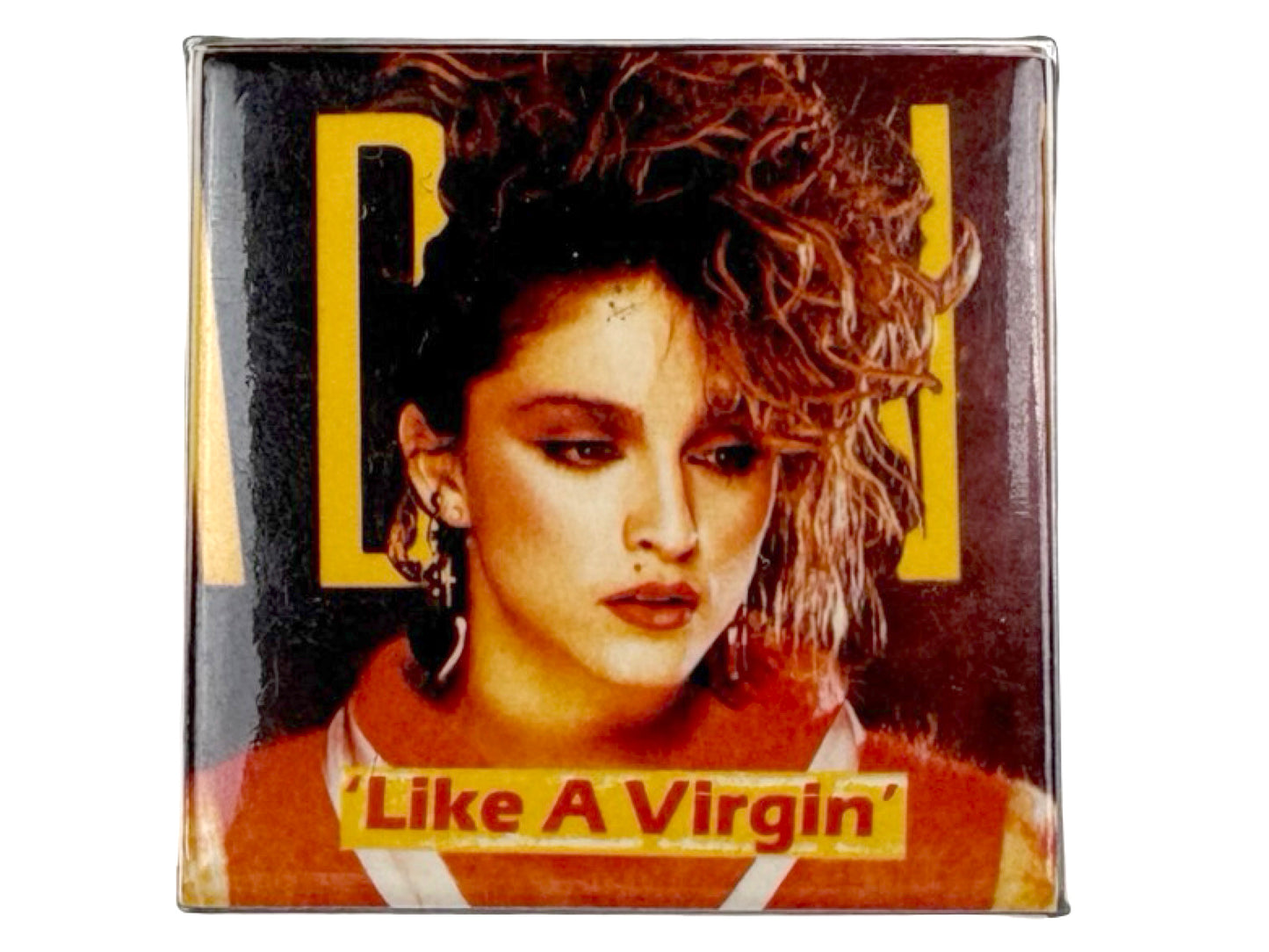 Madonna 'Like A Virgin' Square Pin