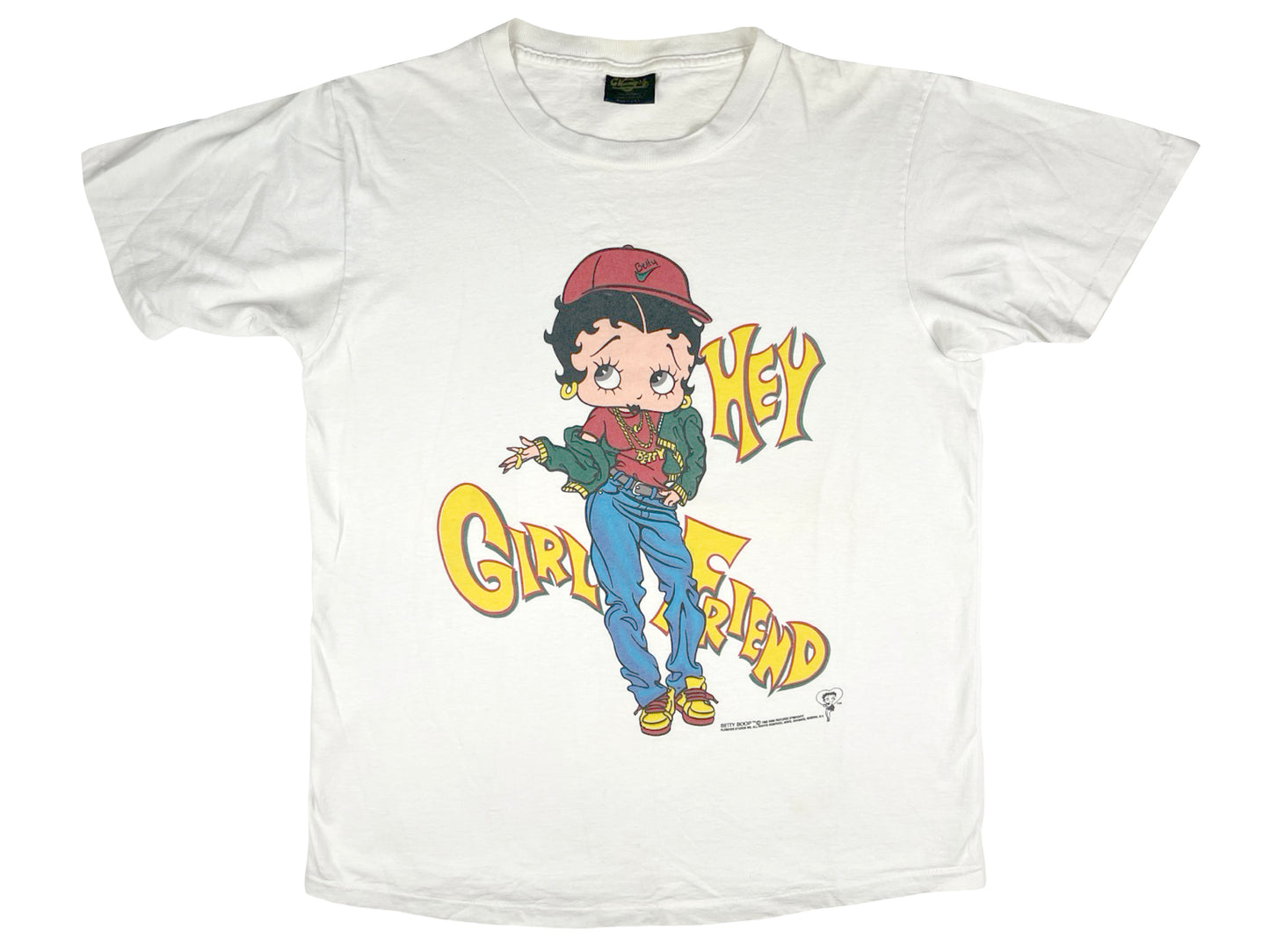 Vintage Betty Boop 'Hey Girlfriend' T-Shirt