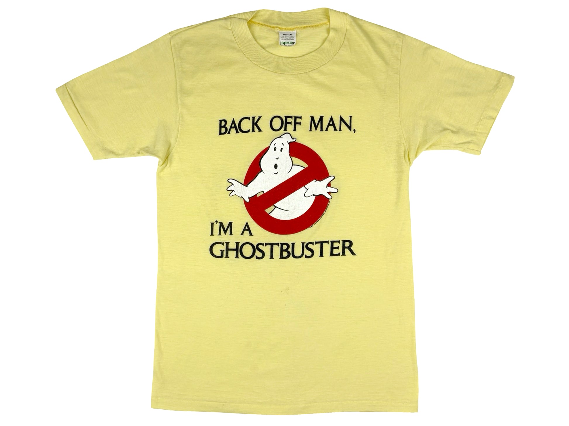 Vintage Ghostbusters Movie Yellow T-Shirt