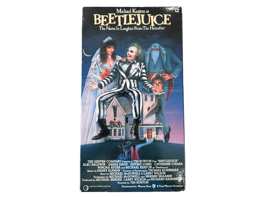 Vintage Beetlejuice VHS