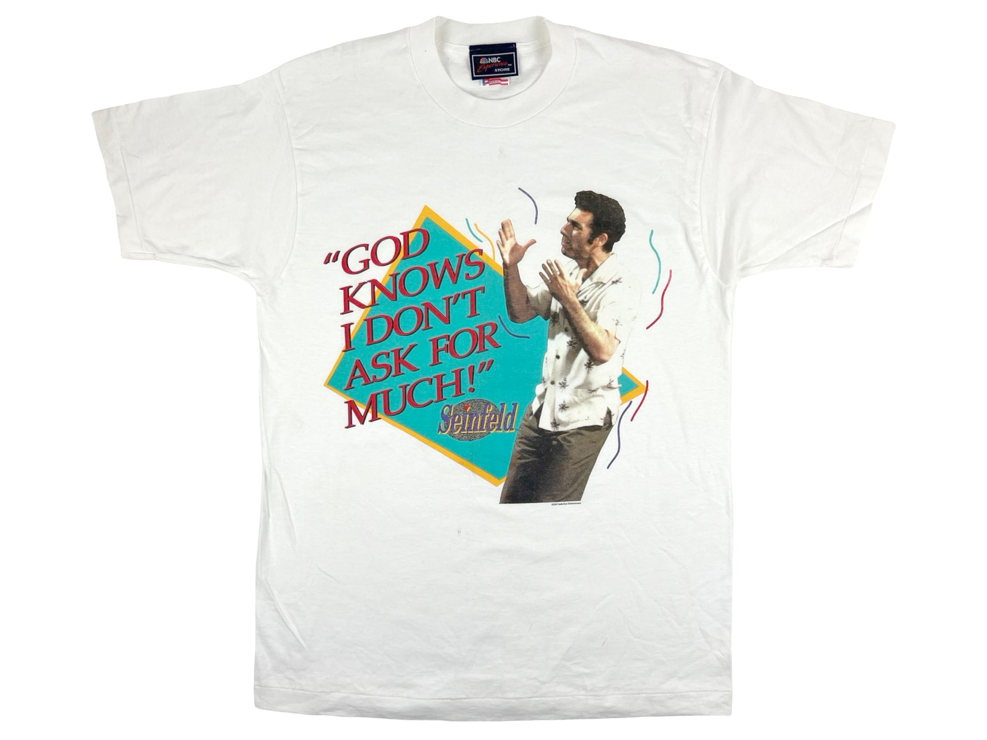 Vintage Seinfeld Kramer 'God Knows I Don't Ask For Much' T-Shirt