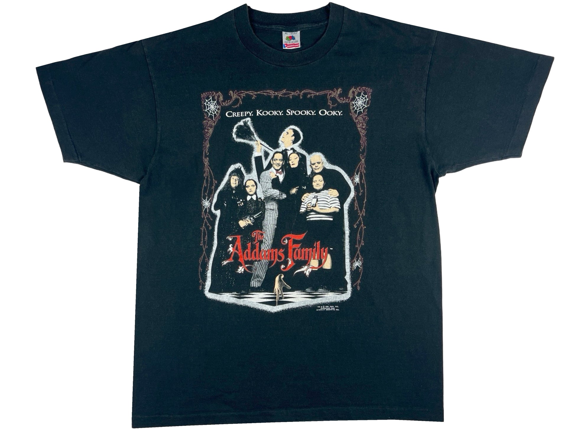 Vintage The Addams Family Movie Black T-Shirt