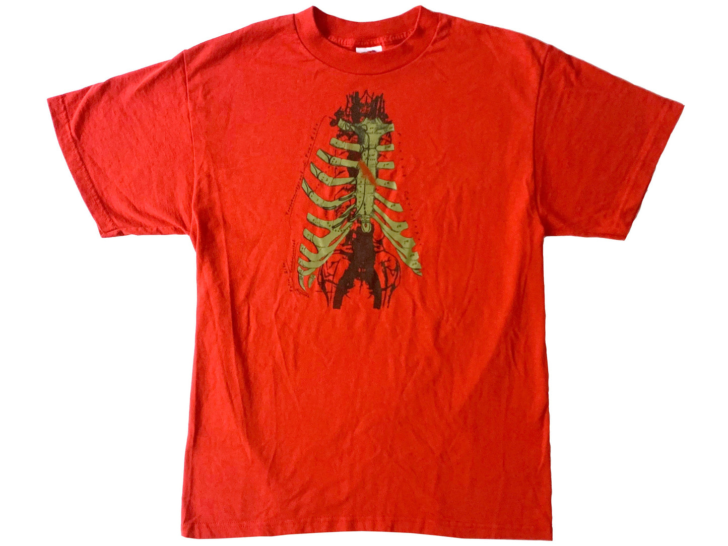 Vintage Coalesce 'Functioning on Impatience' Red T-Shirt Hardcore Metal Metalcore 90s