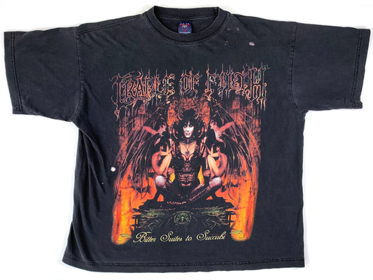 Vintage Cradle of Filth 'Bitter Suites to Succubi' Black T-Shirt black metal uk england band 90s y2k