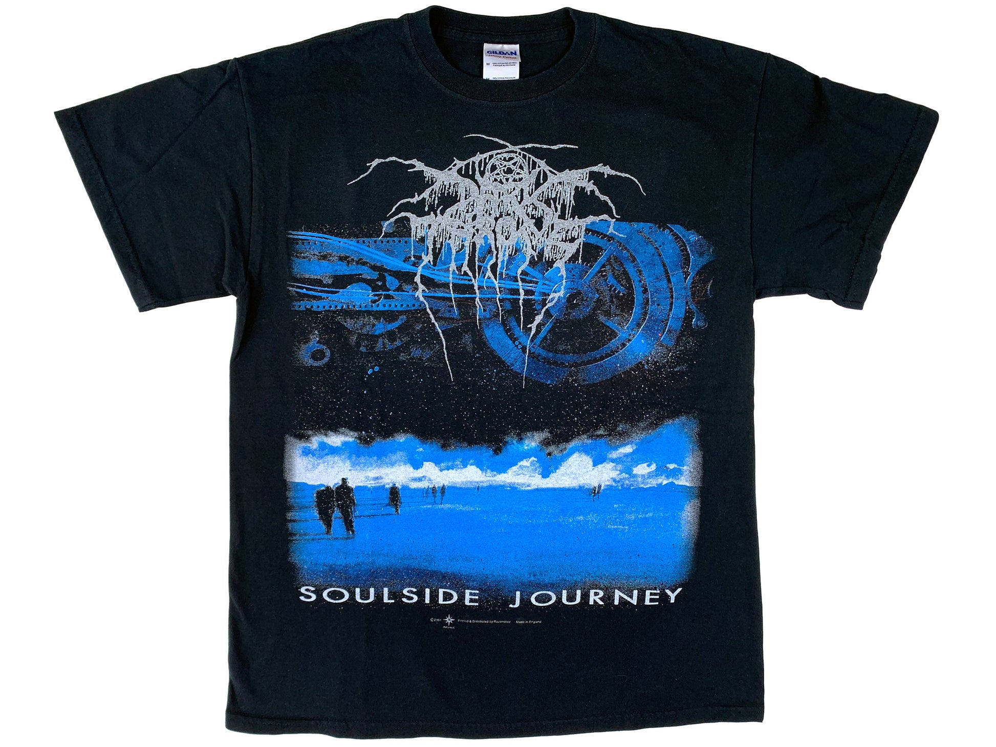 Vintage Darkthrone 'Soulside Journey' black T-Shirt Black metal album 2k
