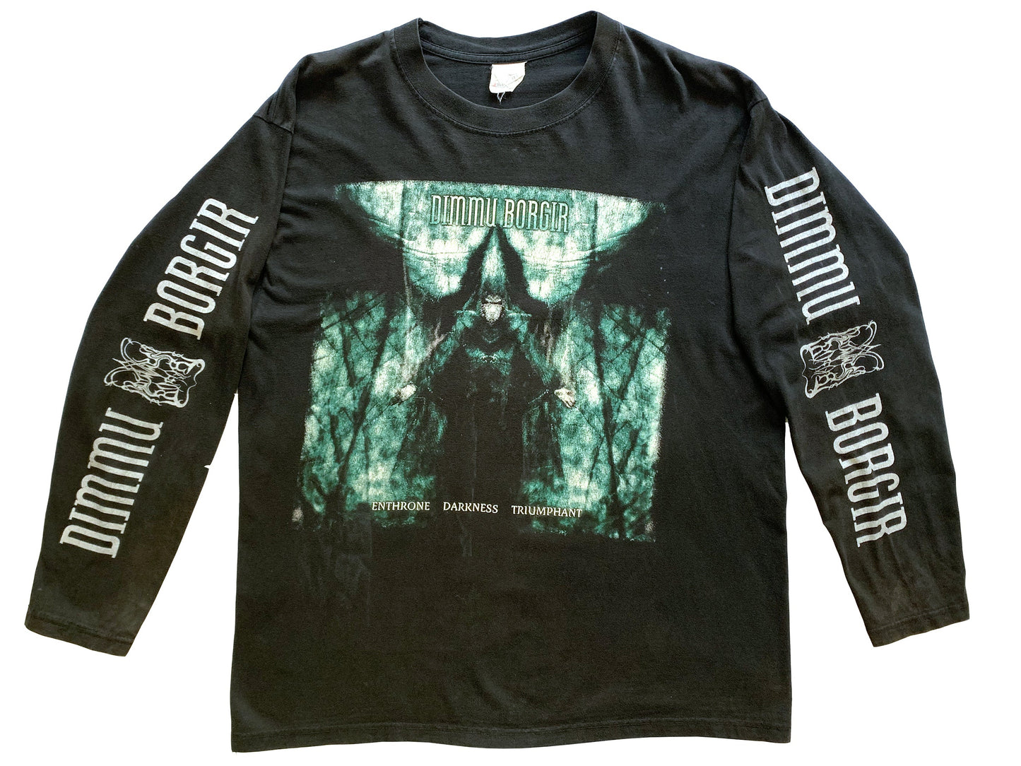 Vintage Dimmu Borgir 'Enthrone Darkness Triumphant' L/S Shirt Black Metal