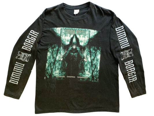 Vintage Dimmu Borgir 'Enthrone Darkness Triumphant' L/S Shirt Black Metal