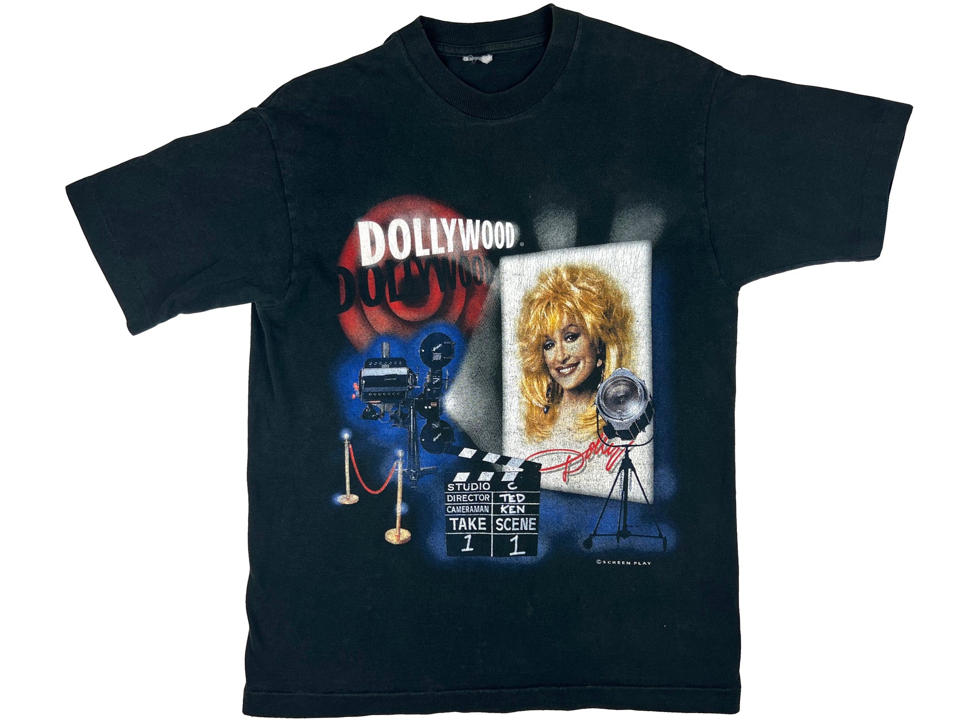 Vintage Dollywood Black T-Shirt