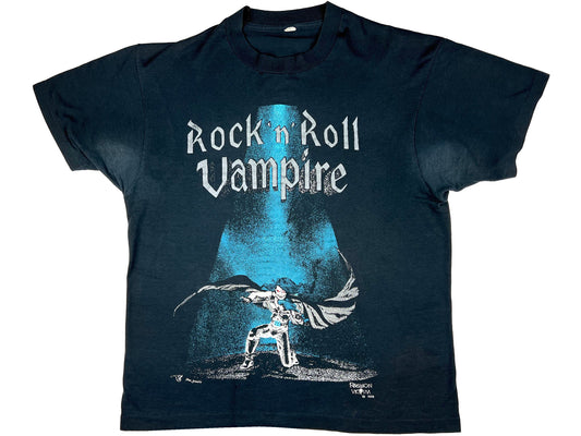 Vintage Fashion Victim 'Rock & Roll Vampire' Black T-Shirt 90s 