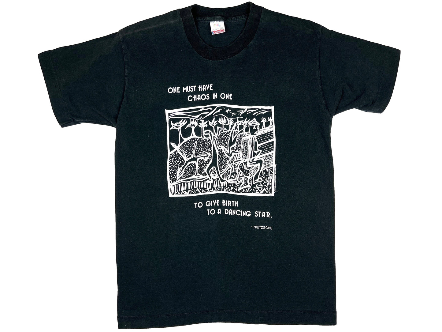 Vintage Friedrich Nietzsche Philosopher Black T-Shirt