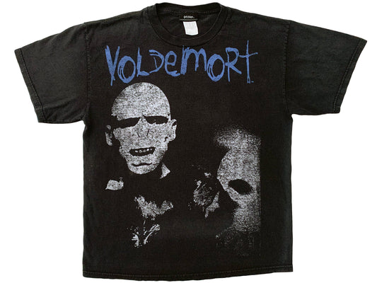 Vintage Harry Potter Voldemort Black T-Shirt Book Movie 90s y2k
