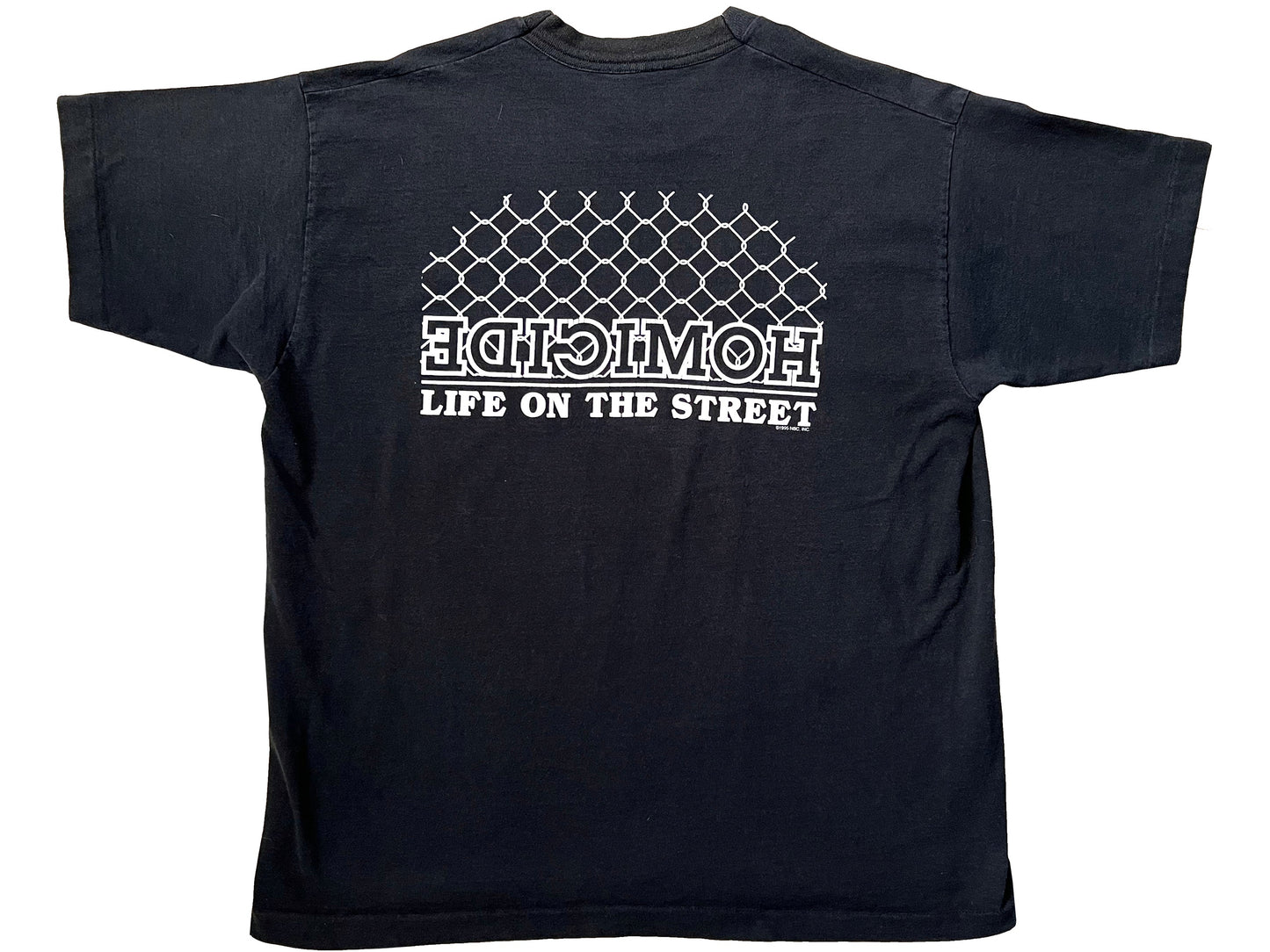 Vintage Homicide TV Show Black T-Shirt 90s