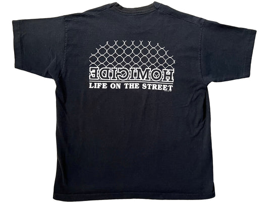 Vintage Homicide TV Show Black T-Shirt 90s