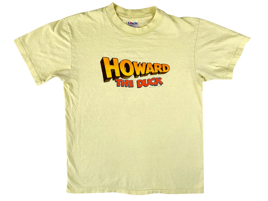 Vintage Howard the Duck Movie Yellow T-Shirt
