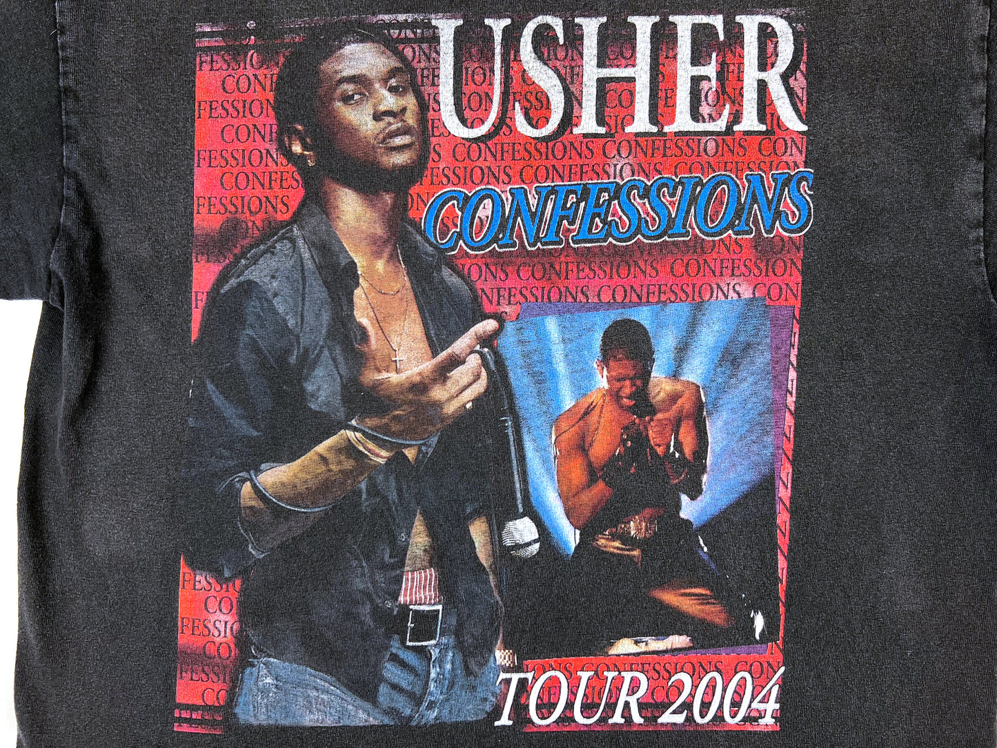 Usher 'Confessions' 2004 Tour T-Shirt