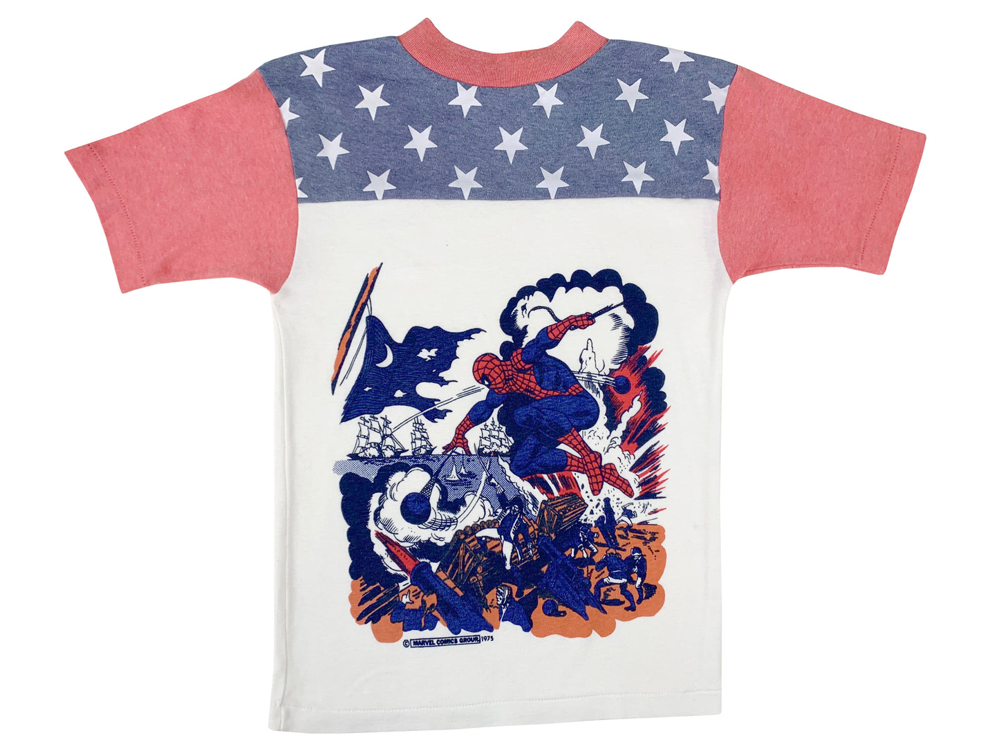 Spider-Man On A Ship 1975 T-Shirt