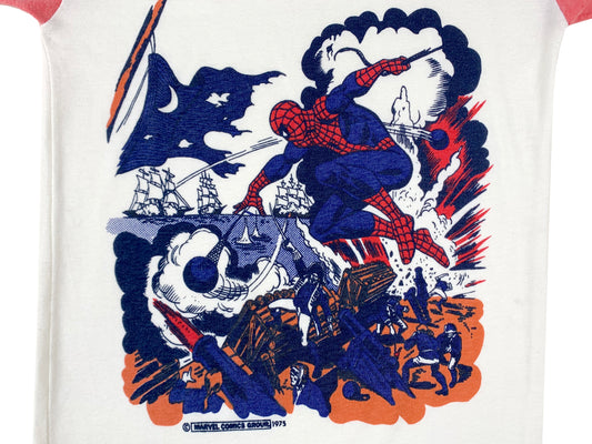 Spider-Man On A Ship 1975 T-Shirt