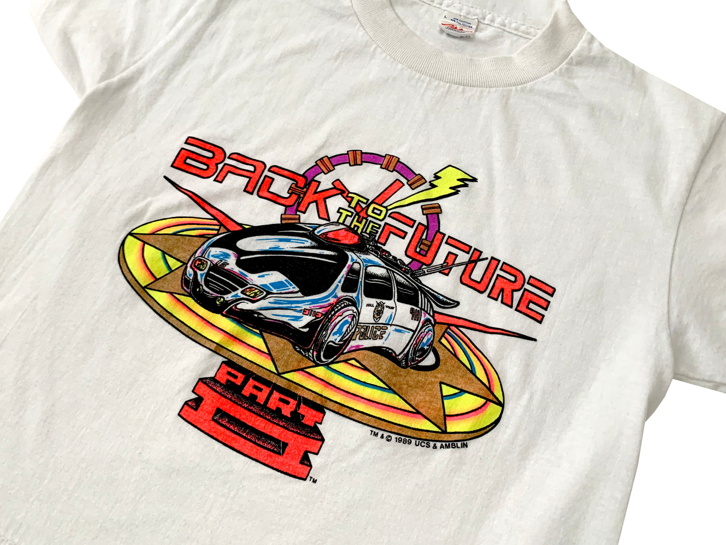 Back to the Future Part 2 Police Car T-Shirt
