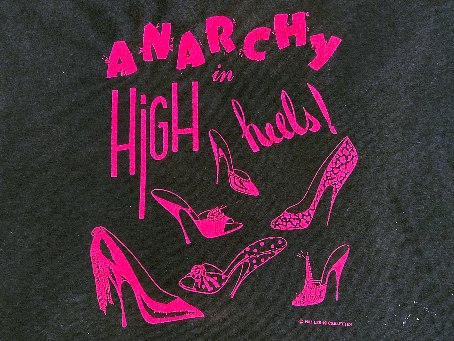 Anarchy in Heels Les Nickelettes T-Shirt
