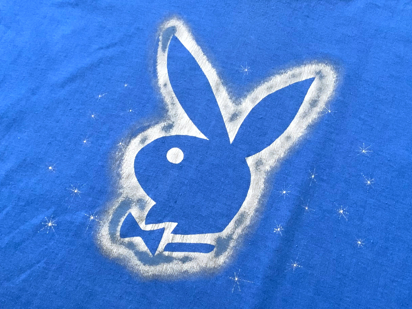 Playboy Bunny Head Light Blue T-Shirt