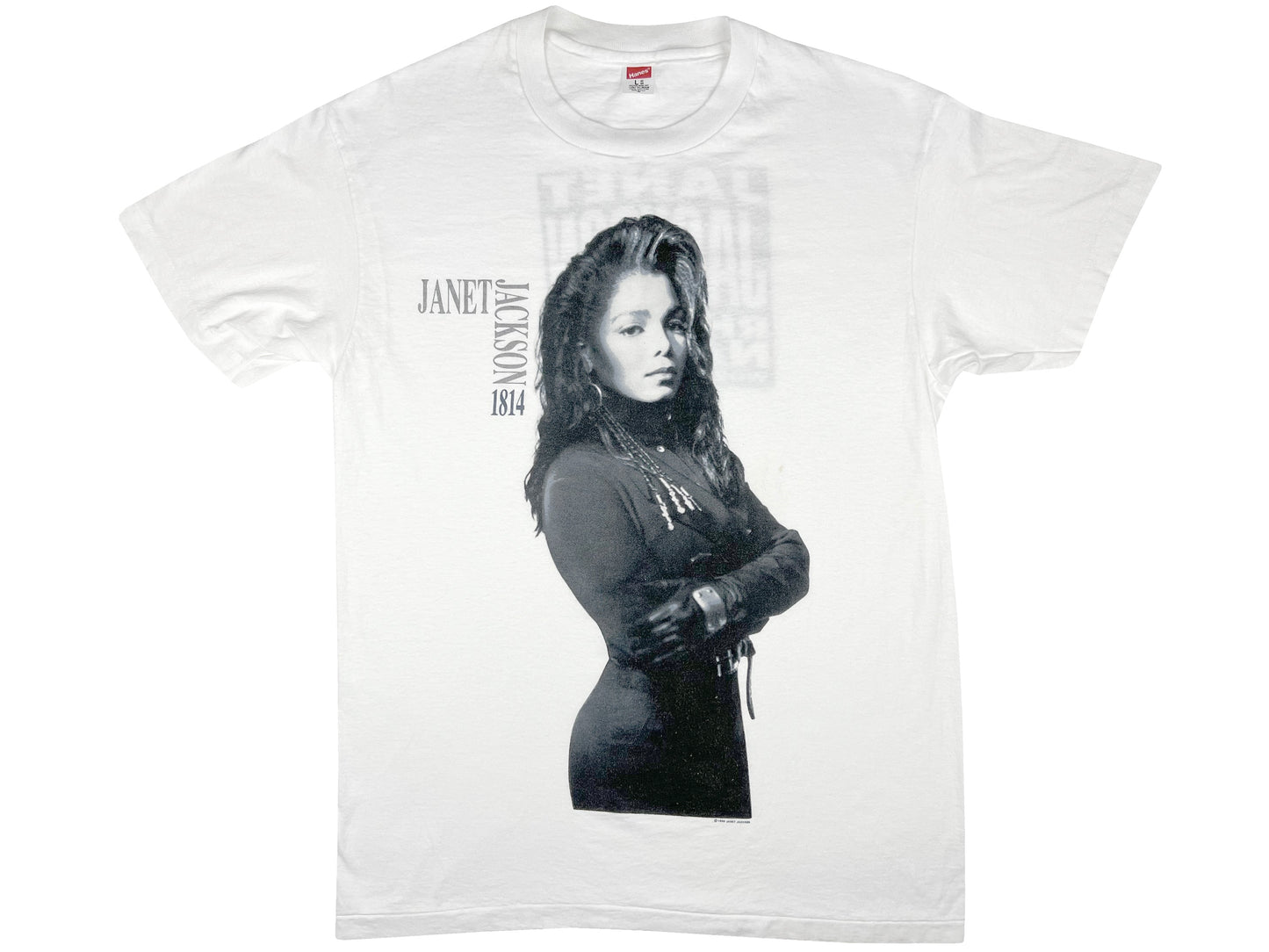 Vintage Janet Jackson Rhythm Nation Tour White T-Shirt