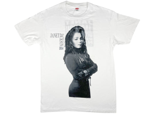 Vintage Janet Jackson Rhythm Nation Tour White T-Shirt