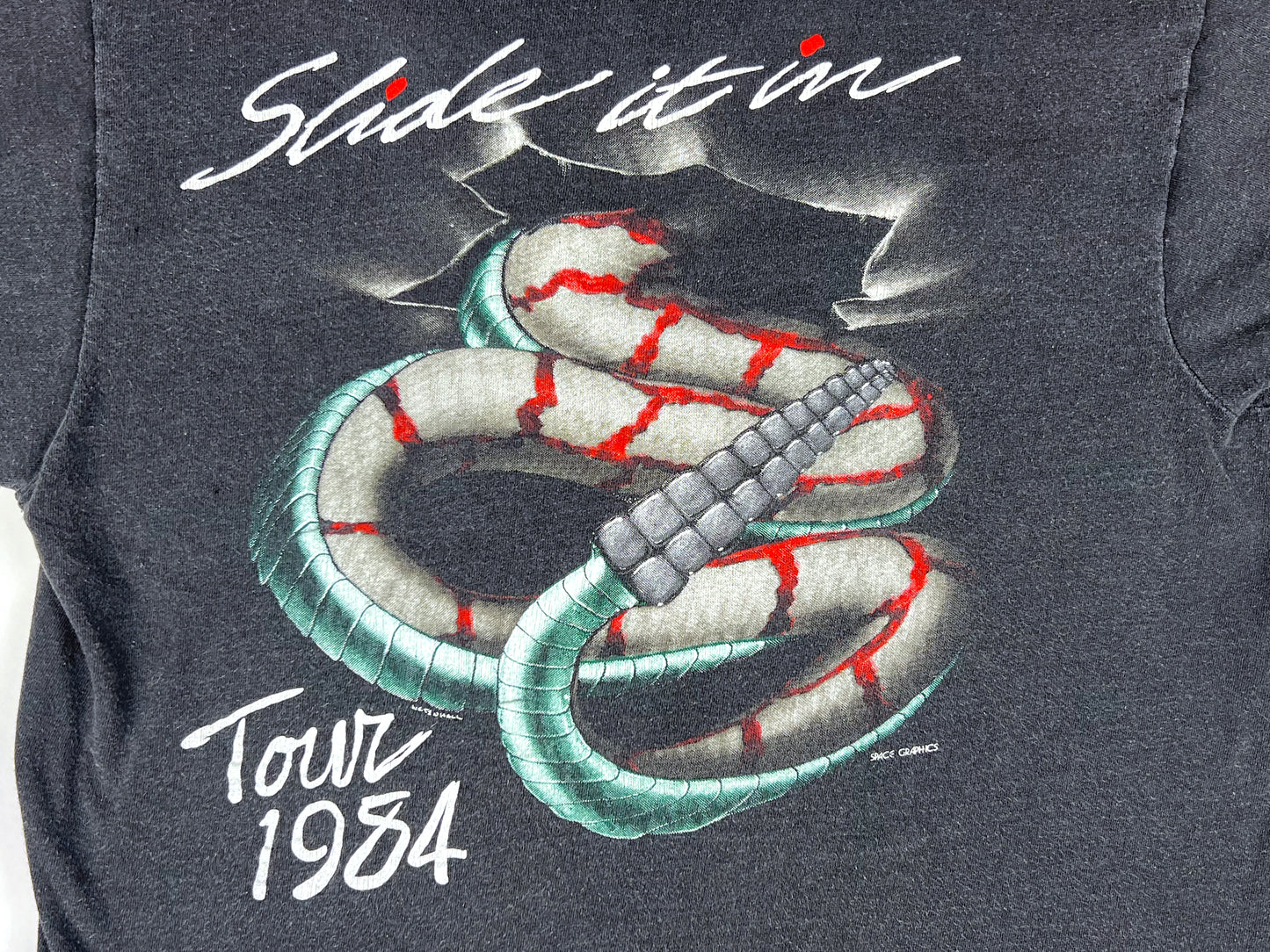Whitesnake 'Slide It In' Tour 1984 T-Shirt