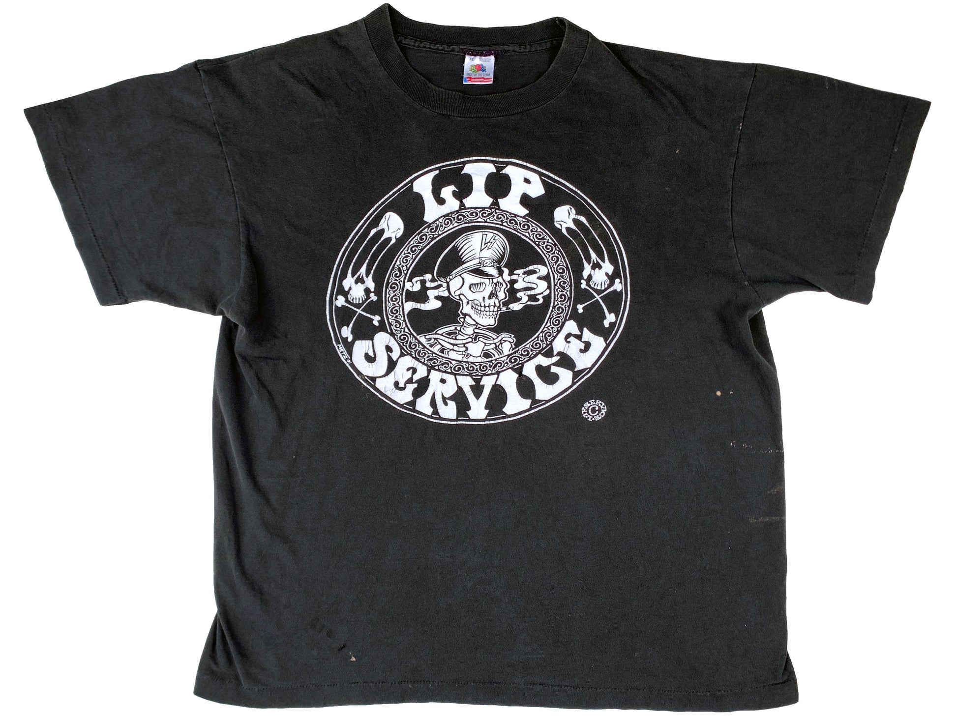 Vintage Lip Service Skull T-Shirt