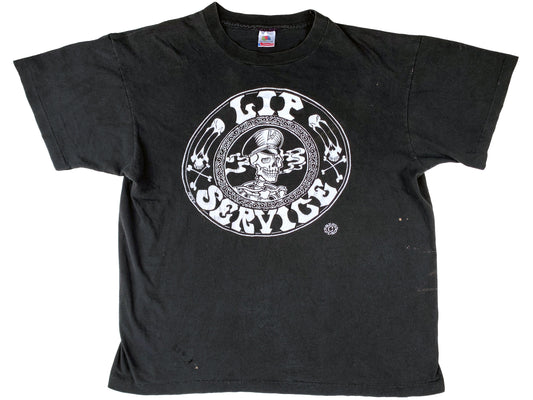 Vintage Lip Service Skull T-Shirt
