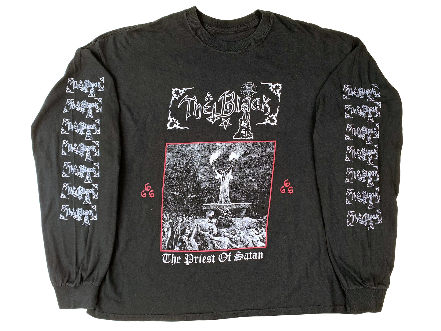 The Black 'Priest of Satan' L/S Shirt