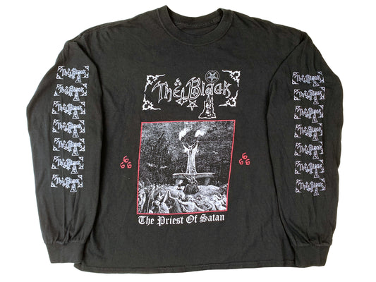 The Black 'Priest of Satan' L/S Shirt
