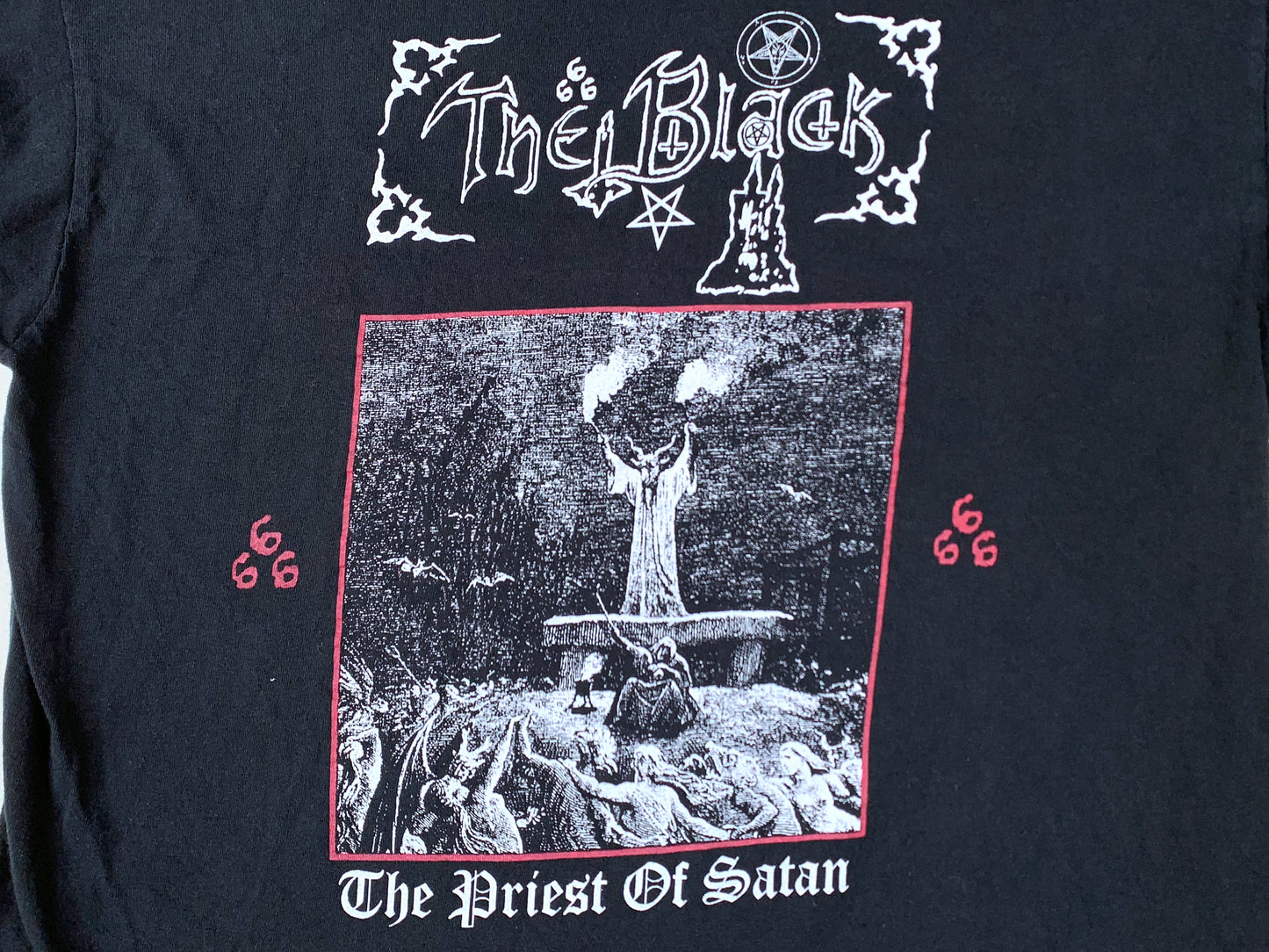 The Black 'Priest of Satan' L/S Shirt