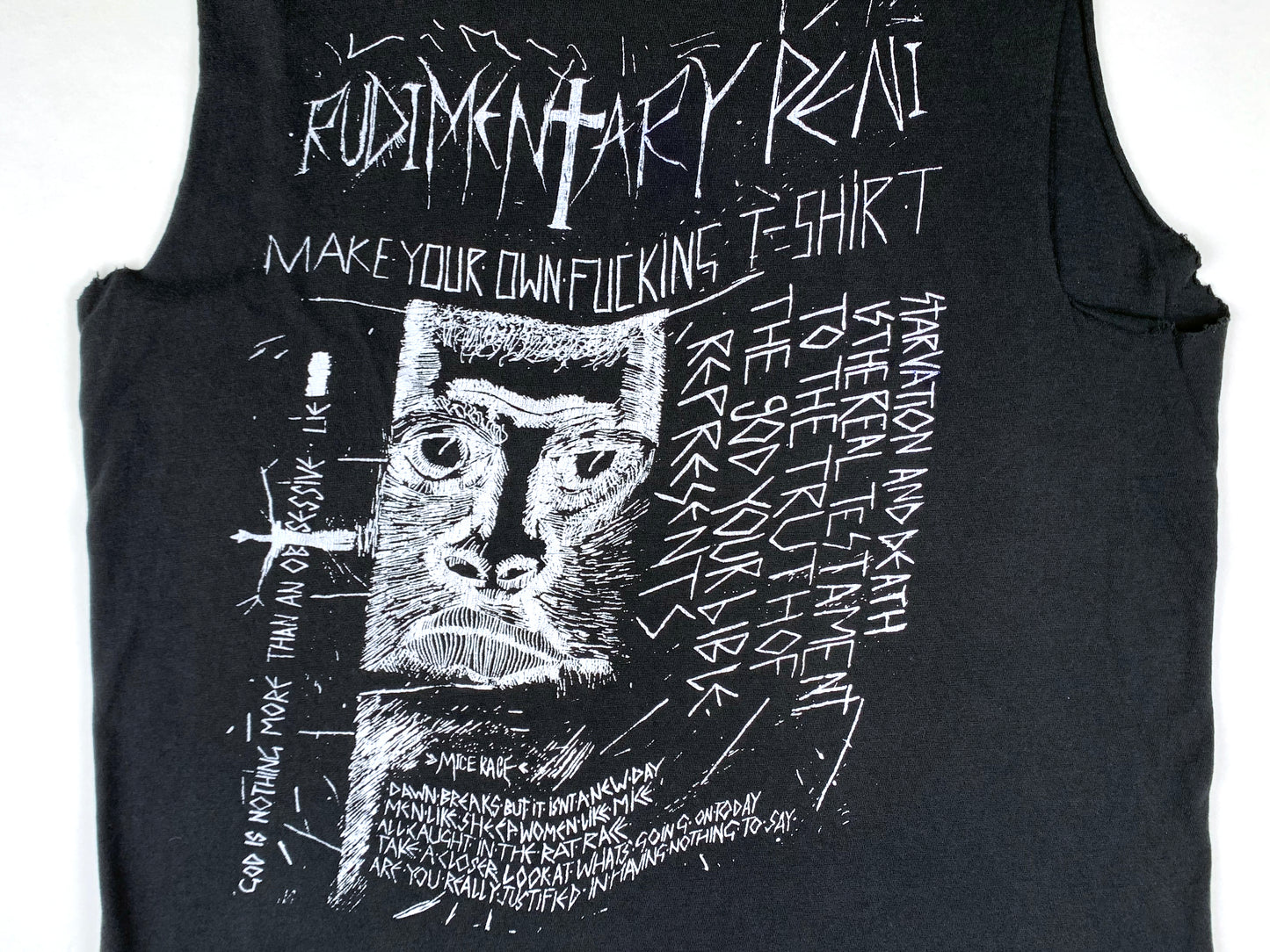 Rudimentary Peni 'Make Your Own Fucking' Sleeveless T-Shirt