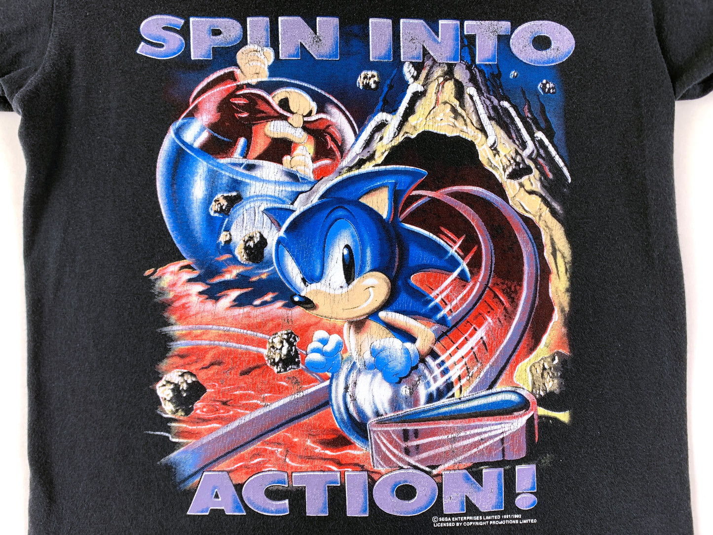 Sonic the Hedgehog Pinball Video Game T-Shirt