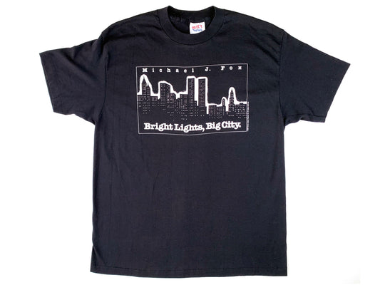 Vintaged Bright Lights Big City Movie T-Shirt 80s Michael J Fox