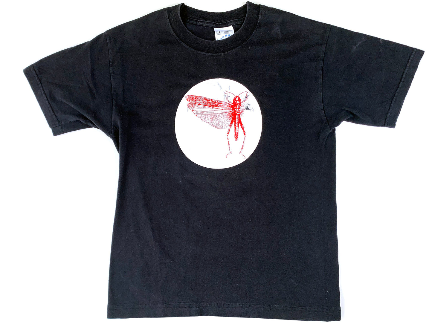 Vintage The Locust Black T-Shirt Hardcore Punk Grind Core 90s y2k 31G