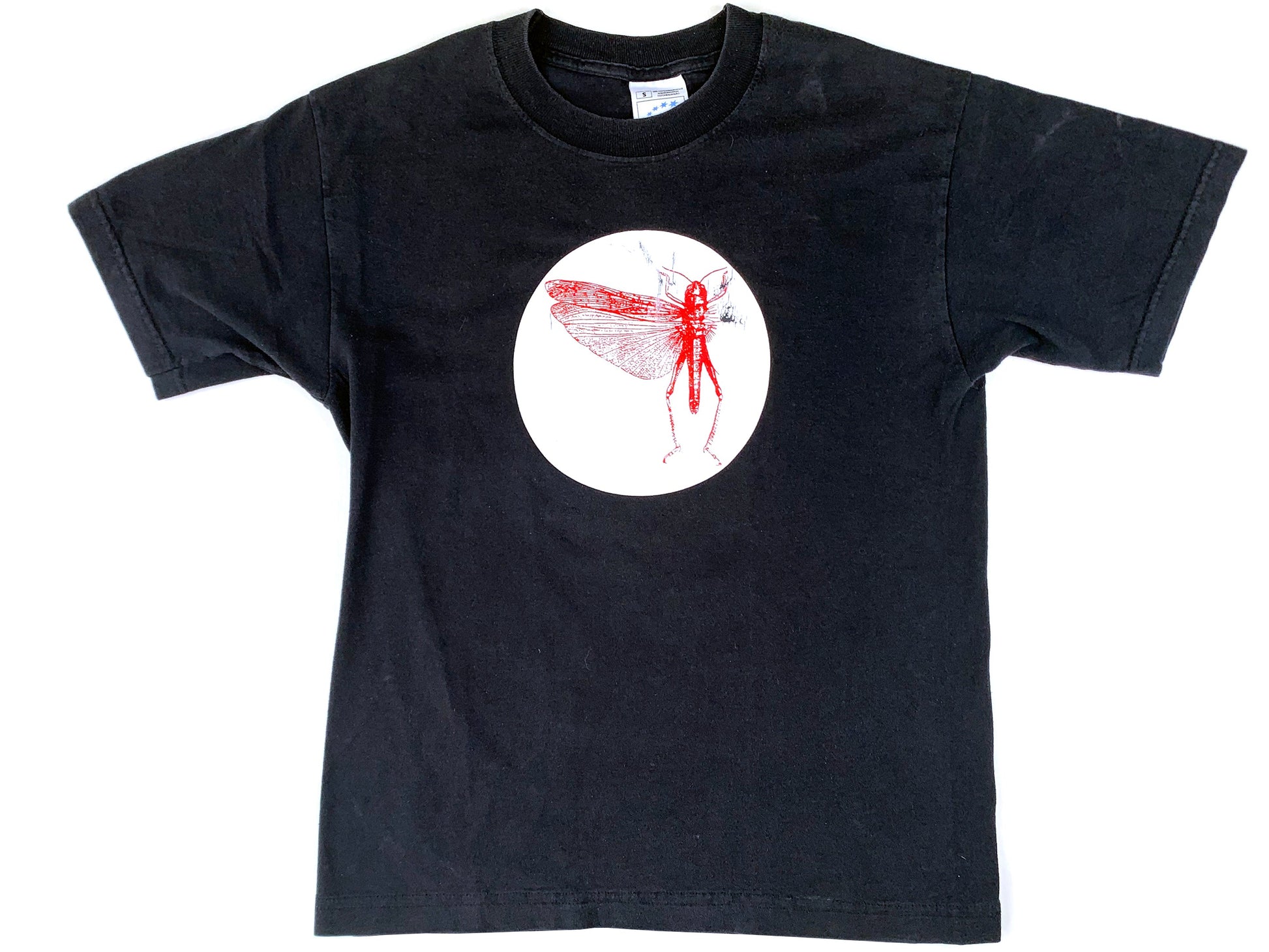 Vintage The Locust Black T-Shirt Hardcore Punk Grind Core 90s y2k 31G
