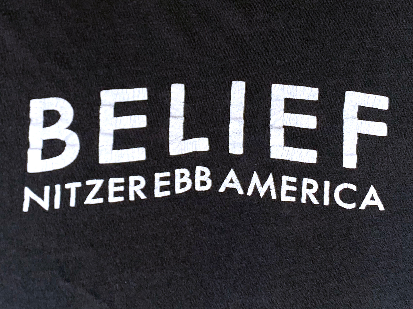 Nitzer Ebb 'Belief' T-Shirt