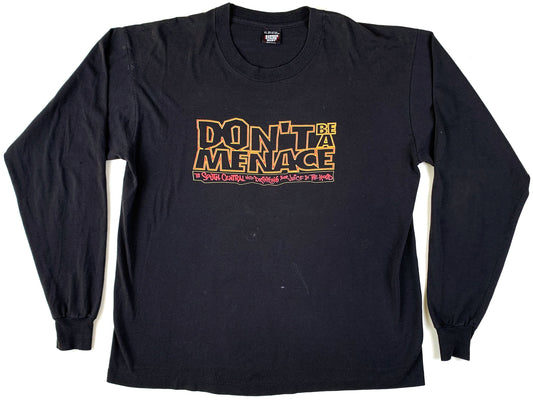 Vintage Don't Be a Menace Soundtrack L/S Shirt