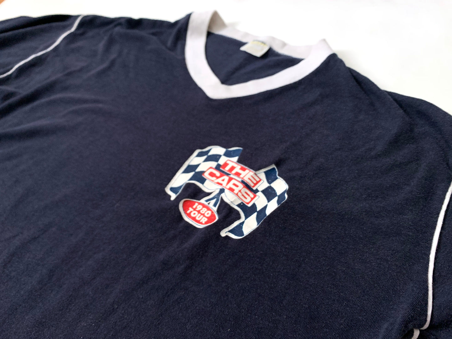The Cars 1980 Tour V-Neck T-Shirt