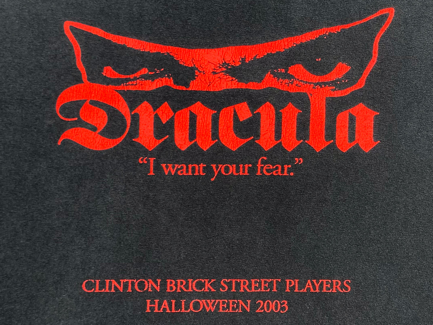 Dracula I Want Your Fear T-Shirt