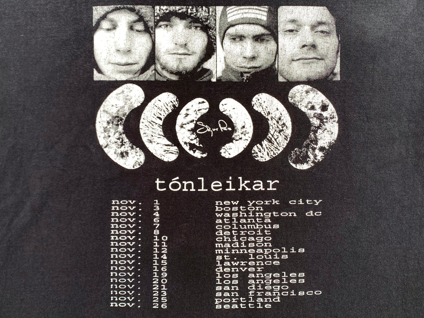Sigur Rós Tonleikar Tour T-Shirt