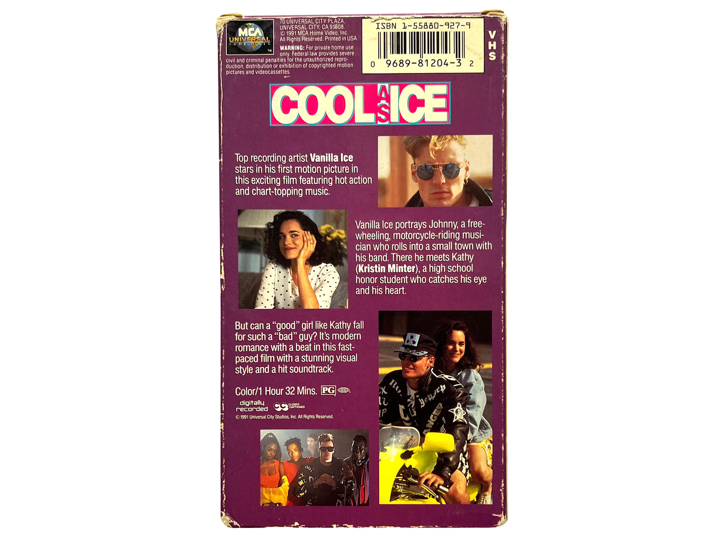 Cool As Ice VHS Vanilla Ice