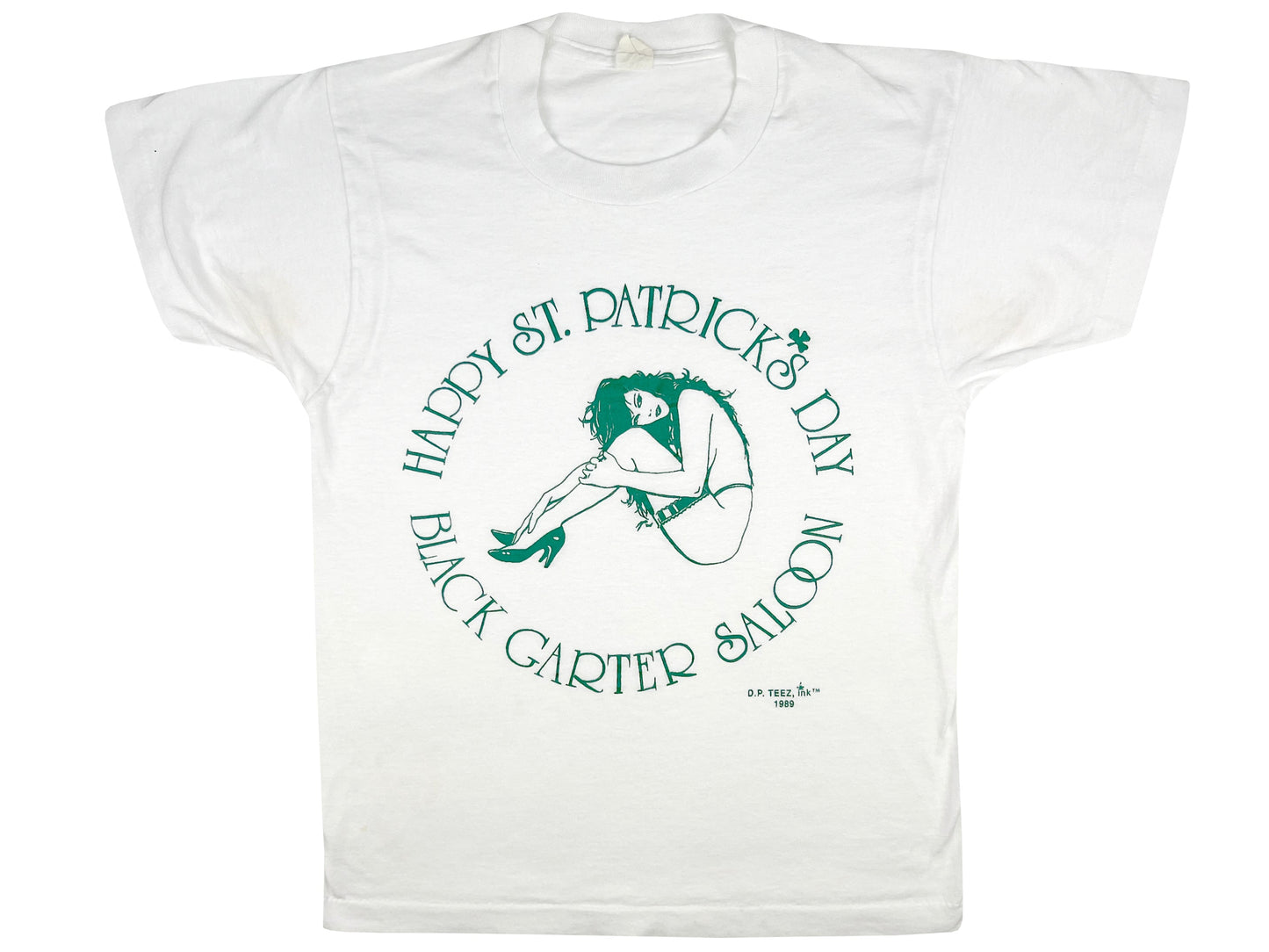 Black Garter Saloon St Patricks Day T-Shirt